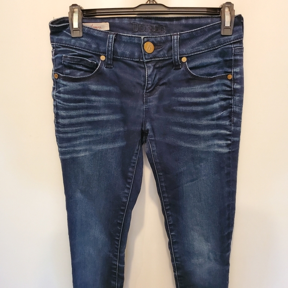 Decree Blue Denim Skinny Jean's 0 - Picture 3 of 6